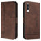 Lihondar Kompatibel mit Samsung Galaxy A70/ A70S Hülle, Handyhülle Samsung A70, A70S Leder Klappbar Schutzhülle Tasche Wallet Brieftasche Cover Flip Case für Samsung A70/ A70S Klapphülle (Braun)