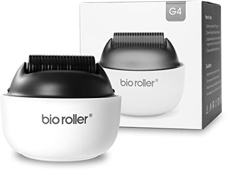 Derma Roller Micro-aiguille 1200 Pins Titane Outil de Massage pour les Soins de la Peau du Visage pour La Croissance de La Barbe des Poils du Corps, Acné Cicatrice Rides Vergetures,2.0mm
