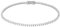 Ardeo Aurum Damen Armband aus 375 Gold Weißgold mit Zirkonia Tennisarmband 2,0 mm Breite und 19 cm Länge mit Sicherheitsverschluss