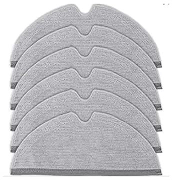 BiOHY Wischtücher Set kompatibel mit Roborock S5, S6 (6er-Set) | passend für S5, S50, S51, S55, S5 Max, S6 Pure & S6 MaxV | Wischroboter Zubehör | Ersatz zum Original | streifenfreie Böden