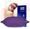 Mavogel Schlafmaske aus Baumwolle - Aktualisiertes Design Lichtblockierende Schlafmaske, Weiche und Bequeme Nachtaugenmaske für Männer Frauen, Inklusive Reisetasche, Purple