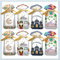 HaloCasa 32 Stück Eid Mubarak Geschenktüten mit Kordelzug, Ramadan Geschenkbeutel Gastgeschenke Bonbontüten Cellophantüten Süßigkeitentüten für Eid Mubarak Ramadan Eid Al-Fitr Party Geschenk