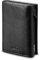 Vastaia Kreditkartenetui Geldbörse Herren Leder Klein Mit Münzfach | Portmonee Herren Und Damen Slim mit RFID-Schutz | Slim Wallet Kreditkartenetui mit münzfach (Textured Black)