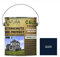 Contura Wetterschutzfarbe 1 Liter Holz Dauerschutzfarbe Deckend Buntlack Holzfarbe Holzlasur Seidenmatt (Stahlblau - RAL 5011 Analog)