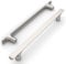 Amerdeco 10 Stück Möbelgriffe Gebürsteter Nickel, 192mm Lochabstand, Zinklegierung Schubladengriffe & Schrankgriffe für Küchenschränke & Kleiderschränke UK0060