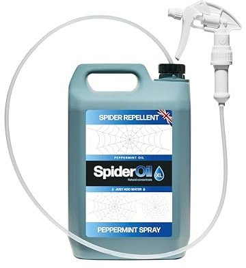 Spider Oil XL, Spider Repellent, Peppermint Spray, 200ml High Strength Peppermint Oil Blend, XL Spray kit – just add Water
