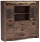 Highboard Sideboard Kommode Wohnzimmerschrank modern in braun mit LED Beleuchtung