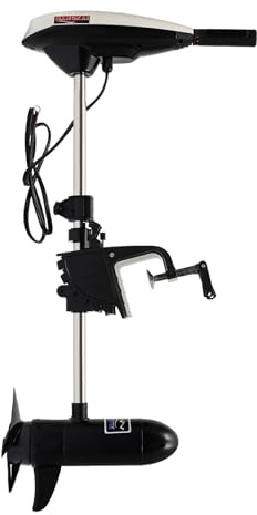 45/58/65LBS Elektro Außenborder 12V Einziehbar Elektro Außenborder Set Einstellbare Geschwindigkeit Schlauchboot Motor Geeignet für die Fischerei mit kleinen Booten Aquakultur usw (65LBS)