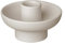 blomus Kerzenhalter -Vela- | Farbe Moonbeam | ⌀ 9 x 4H cm | Kerzenständer Beige | Passend für Ø 22cm Kerzen | runder Kerzenleuchter aus Steingut