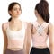 CCYOJinChen, Haltungskorrektur für Frauen und Männer, voll verstellbare Rückenstütze, bequem und atmungsaktiv, bietet Linderung von Schmerzen im Nacken, Schultern (Rosa, XL)