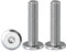 Drenky Vis à Tête Cylindrique Hexagonale M6 X 25 mm - 20 Pièces Boulons en Acier Inoxydable A2 V2A - Vis à Tête Plate Avec Six Pans Creux