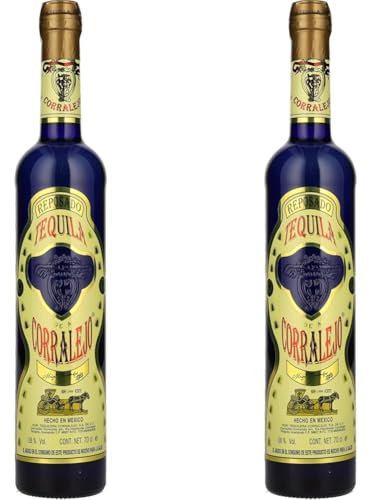 Corralejo Tequila REPOSADO 100% de Agave 38% Vol. 0,7l (Lot de 2)
