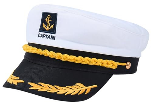 Cadimus Kapitänsmütze,Kapitäns Kostüm Zubehör,für Karneval Mottoparty