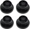 Silent-block Sistema di Aspirazione 4 Pezzi Aria Filtro Supporto OEM 1422A3 gomma auto filtro aria compatibile con Peugeot Berlingo C2 C3 C4 C5 JUMPY XSARA PICASSO 1.6 HDI, Nero