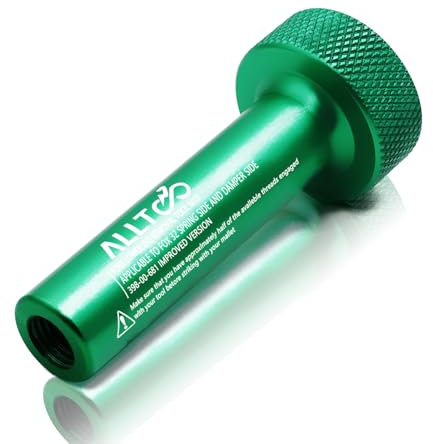 alltoo for Fox Outil de retrait du bas de jambe pour fourche côté amortisseur de 32, 34, 36, 38 et 40 mm (vert-32)