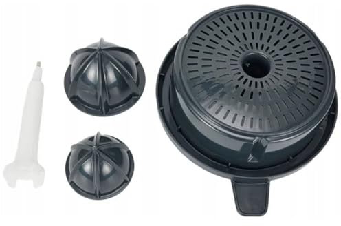 Ersatzteil for die Entsaftermaschine Ther-momix TM5/TM6, Siebkorb aus Kunststoff, Aufsatz for Zitruspressen, kompatibles Entsafter-Set