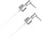 2 PCS Sapone in Acciaio Inossidabile Distributore di Emulsioni Pompa di Ricambio 28 mm, Finitura Spazzolata di Qualità, Compatibile con Bottiglie di Plastica, Vetro e Ceramica