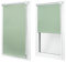 MakoStyl Rollos für Fenster Ohne Bohren - Verdunklungsrollo Limette 150 cm Breite x 150 cm Höhe - Doppelrollo Klemmfix Ohne Bohren - Fenster Rollos für Innen 100% Blackout - Verdunkelnd Duo Rollo