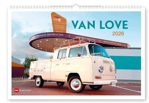 Van Love - Kalender 2026 - Delius-Klasing-Verlag - Wandkalender für Bulli-fans - 45 cm x 33 cm