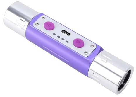 Jectse Linterna UV 395 Nm 365 Nm 254, Linterna de Luz Negra Portátil de Doble Cabeza, Detector de Orina Portátil para Mascotas y Gatos, 2000 MAh Tipo C Recargable