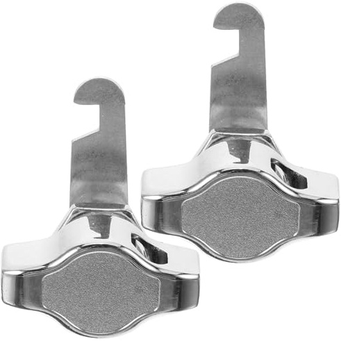 IDEANATEGRATE Zinc Alloy Cabinet Locks Practical Security Solution 2pcs Easy to Install Safety Locks with Simple and Elegant Design for Metal Cabinets and Drawers for Wardrobe or Office Use