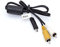 vhbw Audio Video Composite Kabel kompatibel mit Nikon Coolpix L1, AW100s, AW110s, AW110, D3200, D5000, D5200, D5100 Kamera, Digitalkamera - AV-Kabel