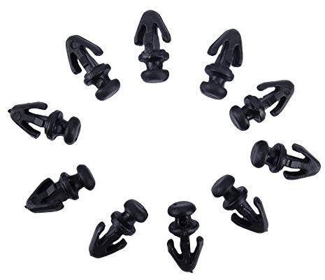 Keenso Auto Türverkleidung Gummidichtung Clips, 10 stücke Auto Tür Dichtungsclip Passt für MK2, MK3- und MK4-Modelle