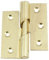 Steel Rising Butt Hinge Left Hand 75mm - ElectroPlated Brass