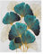 DCIDBEI 40x50cm 5D Diamond Painting DIY Set Ginkgo Eckige Steine Full Drill Diamant Painting Bilder für Bastelset Erwachsene Kreuzstich Diamant Malerei Kits Rhinestone Mosaik Deko Wohnzimmer