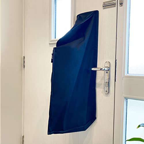 Letter Box Catcher - for Post Letters, Sticks to Letterbox no Screws Required - Protects your Mail (Black, Vertical)