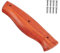 DOITOOL 2 Pcs Coutellerie Fournitures Couteau De Cuisine Manches En Bois Remplacement Couteau Poignées Couteau De Cuisine Poignées Pour La Réparation Bois Remplacement Couteau Poignée