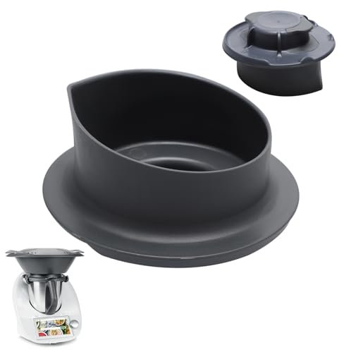 Gobelet Doseur pour Vorwerk Thermomix TM5 TM6, Verre Doseur avec Échelle de 50ml & 100ml pour Thermomix, Gobelet Gradué Couvercle pour Accessoires Thermomix