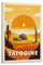 Vintage Moive Travel Tatooine Minimalistisches Star The Wars-Poster, dekoratives Gemälde, Leinwand, Wandkunst, Wohnzimmer-Dekor-Poster, 20 x 30 cm