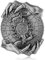 DND Ruota Dadi Spinner, Gyro di Dito, 7-in-1 Mano Magica Metallici D&D Dadi, Spinner di Dadi a Roulette Mano Magica, Regali di D&D con Scatola Regalo, Accessori per Giochi di Ruolo, Argento Scuro