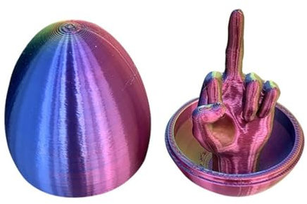 Osterei, Mittelfinger, Osterei mit Mittelfinger, lustige Geschenke für Erwachsene, Scherzgeschenk für wesentliche Gegenstände Körbe, Überraschungskorb für Erwachsene, Scherzgeschenk