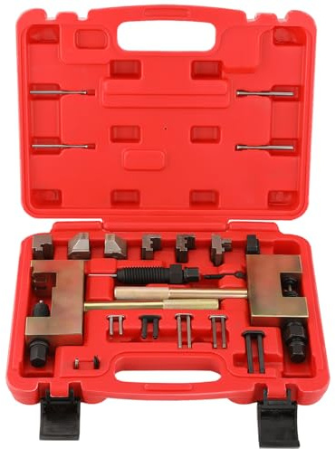 GEARLEADER 23PCS Timing Chain Camshaft Tool Fit for Mercedes M271 M272 M273 | Simplex Duplex Double-Roller Kit, Engine Locking Tools Set, Mercedes Benz Compatible