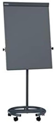 MAUL Papierhalter aus Stahl | Aufsteckbarer Papierhalter für Flipchart | Magnethaftende Halterung | Inkl. 2x mauly Papierklemmer | Einfache Montage an Tafel | Länge: 65 cm | Weiß