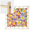 KREUL 810266-Cadre Javana, Longueur des Baguettes 106 cm, Surface de Tension maximale env. 90 x 90 cm, pour Tendre la Soie et Les Textiles de manière Flexible, Wood