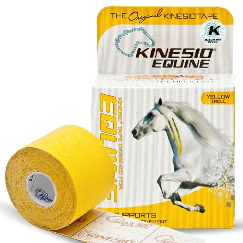 Kinesio Equine Tape, Yellow, 5m x 5cm