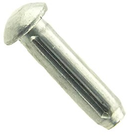 Halbrundkerbnägel DIN 1476 Aluminium (Leichtmetall) 2 x 5-500 Stück