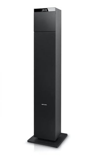 Muse BTC Enceinte Colonne Bluetooth FM CD USB Télécommande Noir