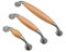 ONPIRA Holzgriffe Holzknopf Holz Möbelgriff Knopf Schubladengriff Möbelgriffe Natur (Lochabstand: 64mm)