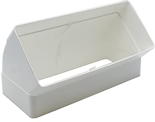 Kair 45 Grad vertikaler Winkelbogen, 220 mm x 90 mm, rechteckiger Kunststoffkanaladapter