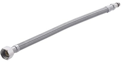 Flexible inox pour robinetterie mâle 08x100 - femelle 12x17 passage intérieur 8 mm - longueur 30cm NOYON & THIEBAULT