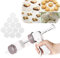 LAEMALLS Presses à Biscuits Pistolet à Pâtisserie Icing Décoration Sets avec 6 Buses et 13 Biscuits Modèles, Manuelle Cuisson Mis pour Décoration de Gâteau, Pâtisserie, Sablés, Biscuits, Churros#1