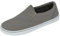 Mens Canvas Mesh Slip On Espadrilles Casual Low Top Plimsoll Trainers Size 7-12 (Dark Grey, UK Footwear Size System, Adult, Men, Numeric, Medium, 11)