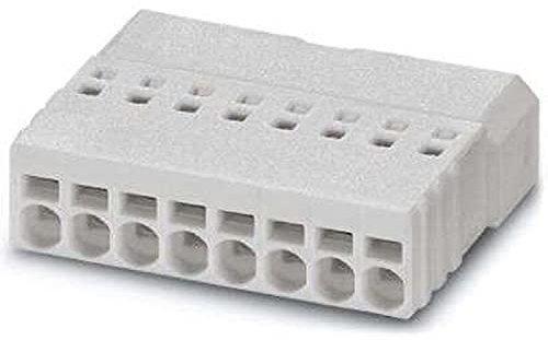 PHOENIX CONTACT PTSM 0,5/8-PI-2,5 WH Leiterplattenstecker, 6 A, 160 V, 0,5 mm² Nennquerschnitt, Weiß, 8 Anzahl der Potenziale, PTSM 0,5/..-PI WH Artikelfamilie, 2,5 mm Rastermaß, 100 Stück