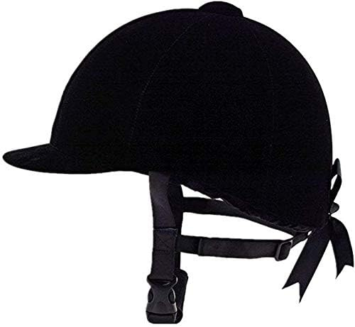 Sport Tent Equestrian Hat Helmet Velvet Comfy Horse Riding Hats Breathable Horse Riding Helmets (23.62in/60cm)