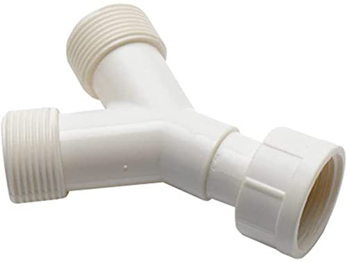 fiXte Washing Machine Dishwasher Hose Plasitc Y Piece Inlet Splitter Connector Joiner 3/4 Washing