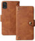 Lankashi Flip Genuine Premium Leather Phone Gel Case for Doro 8100/8100 Plus / 8110/8110 Plus / 8210/8220 / 8200/8200 Plus 6.1 TPU Silicone Cover Etui Protective Shell (Brown)